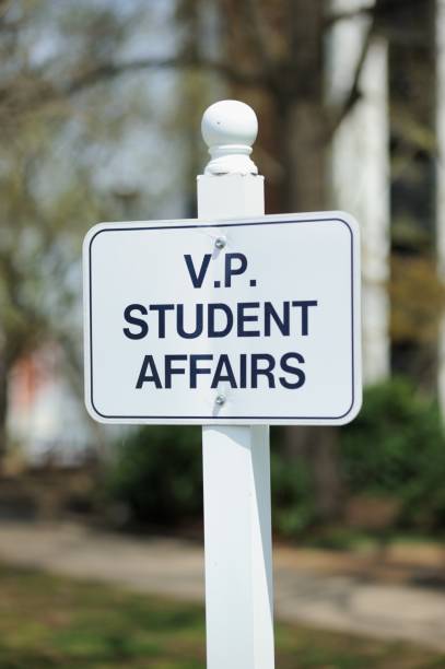 istock Vice President Student Affairs parking sign 1145458685