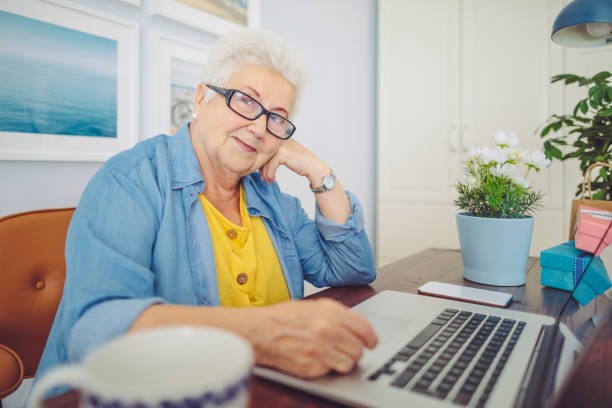 istock Senior woman at home 1145458721