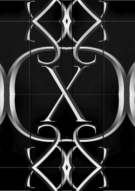 istock Letter x black padded background 1145469011