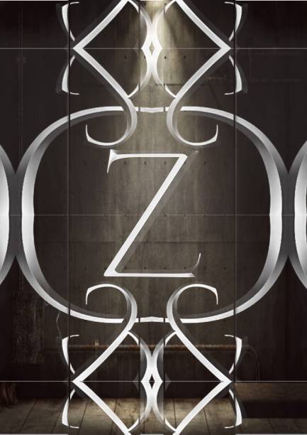 istock Letter z metal with fire 1145469225