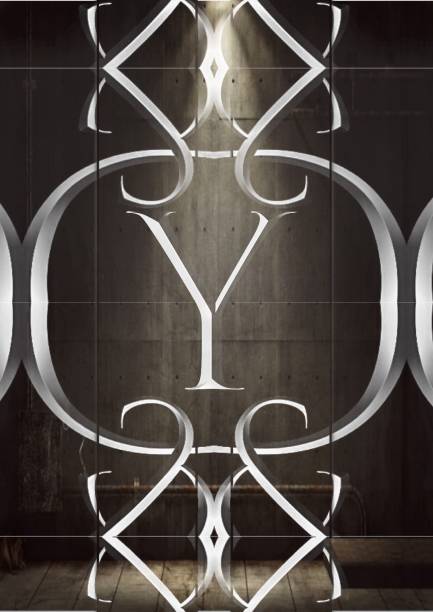 istock Letter y metal with fire 1145469297