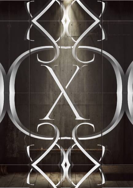 istock Letter x  metal with fire 1145469351