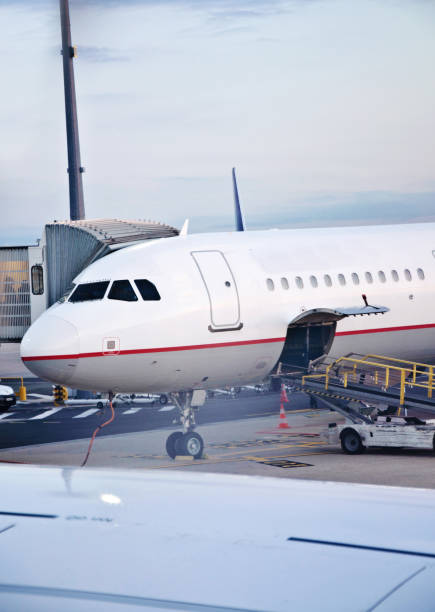 istock An airplane prepped for take-off in an airport 1145469970