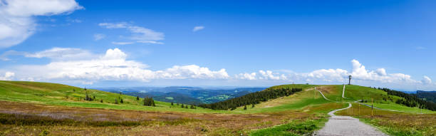 Panoramic view on the Feldberg in the Black Forest
