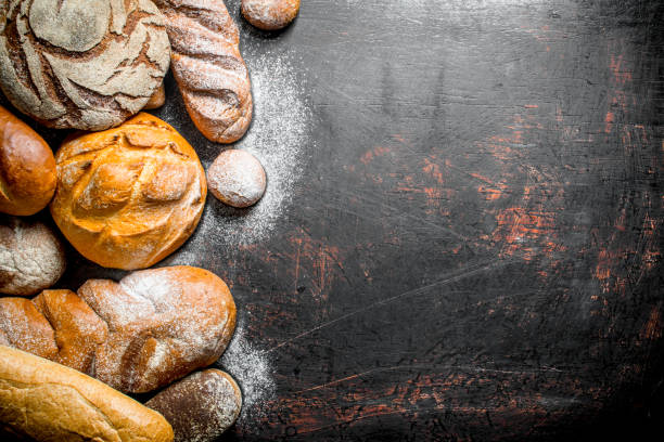 istock Assortment of different types of bread. 1145476264