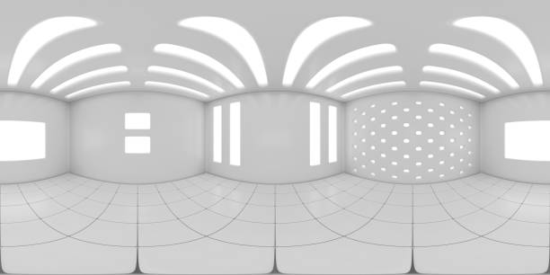 istock 8K HDRI map, high contrast spherical environment panorama background, modern interior light source illumination (3d indoor equirectangular rendering) 1145477400