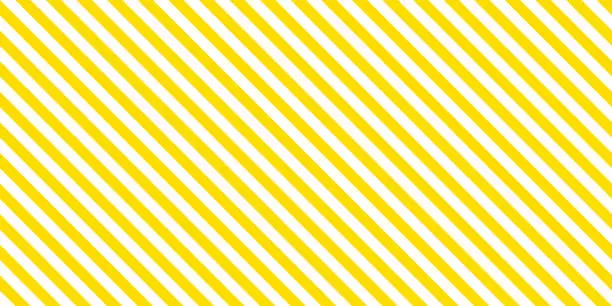 Vector illustration of Summer background stripe pattern seamless yellow and white.