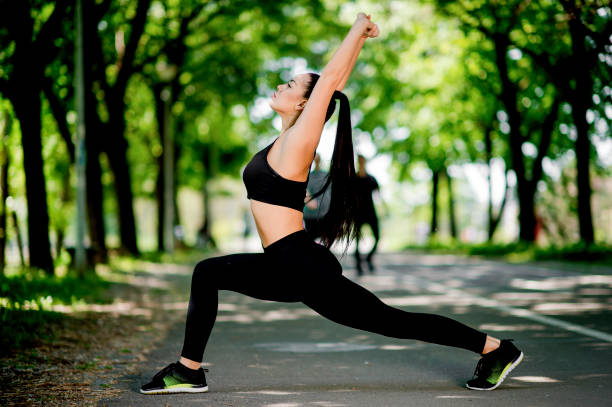 istock Stretching after running outdoor 1145482069