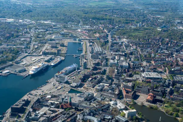 Aerial of the City of Kiel