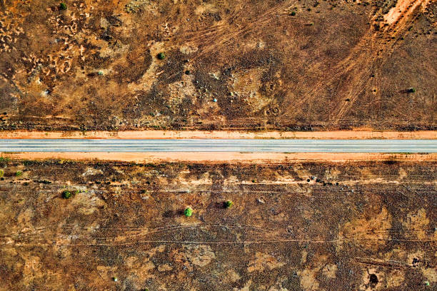 istock Long straight highway across the Australian outback 1145487030