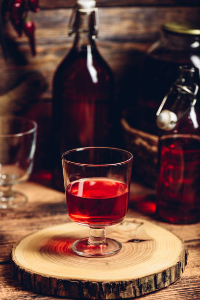 istock Homemade berry nalewka 1145488153