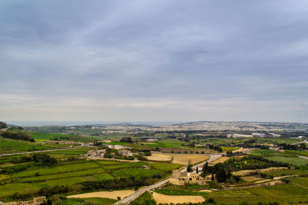istock Mdina is a quiet city in Malta, a landscape visible from the fortifications. 1145488178