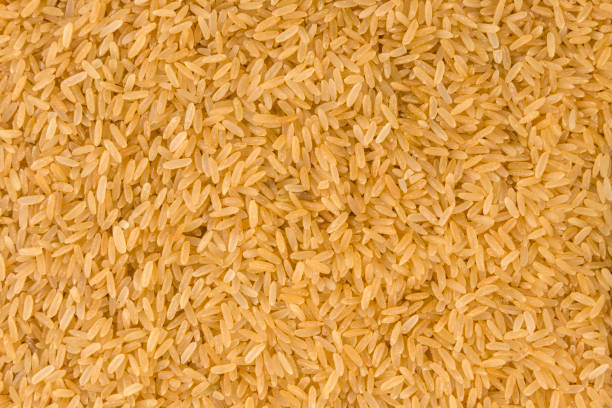 istock brown rice texture background. nutrition. bio. natural food ingredient. 1145489405