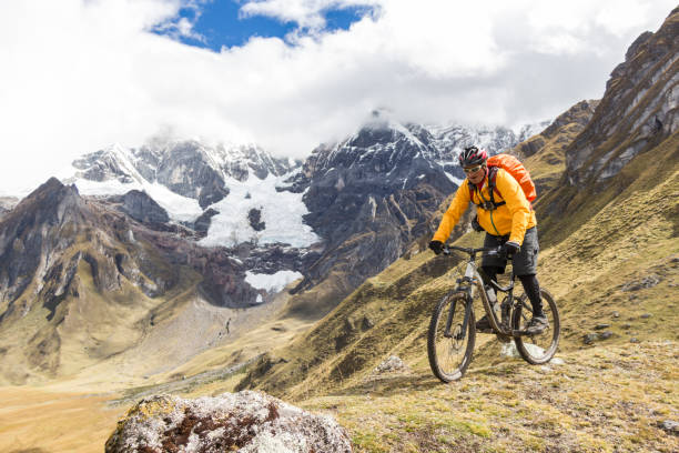 istock Cordillera Huayhuash mountain biking, Peru. 1145503398