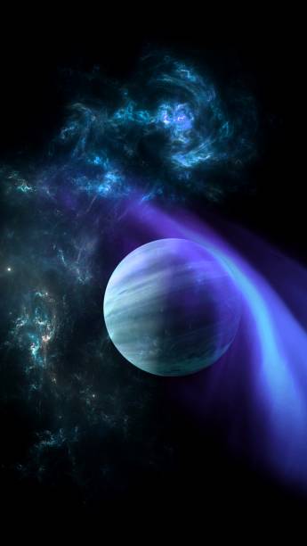 istock Planets and galaxy, science fiction wallpaper. 1145520303