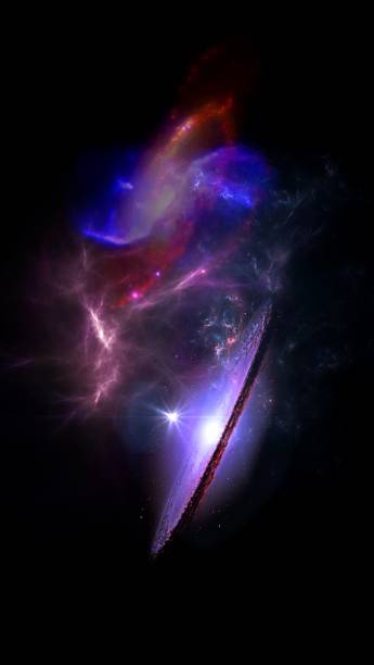 istock Planets and galaxy, science fiction wallpaper. 1145520872