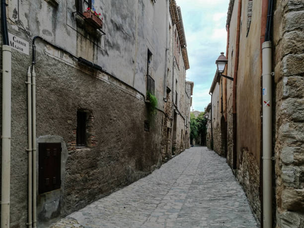 istock Streetview of historical Peratallada 1145524002