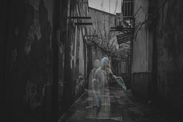 istock Ghost oldalley way in Suzhou China 1145530641