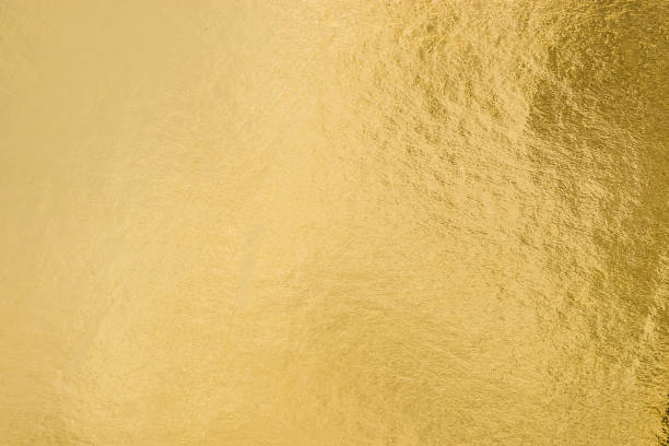 istock Gold foil leaf shiny wrapping paper texture background for wall paper decoration element 1145532362