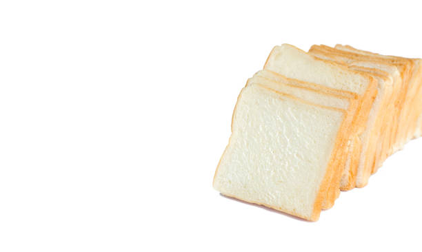 istock sliced soft and sticky delicious white bread for breakfast on white isolated background 1145532614