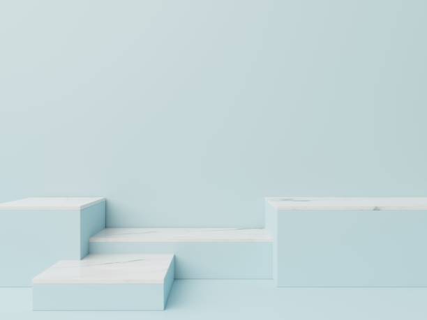 istock Podium in abstract for placing products 1145537749