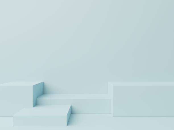 istock Podium in abstract for placing products 1145537750