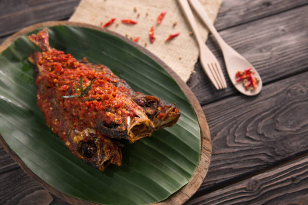 istock traditional indonesian dishes gembung fish 1145549847