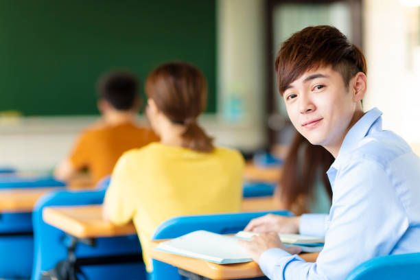 istock asian male college student in  classroom 1145550763