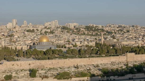 istock temple mount wide view from mt olives in jerusalem 1145551595