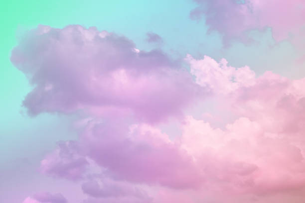 istock Beautiful blue sky with white clouds in the afternoon. 1145559761