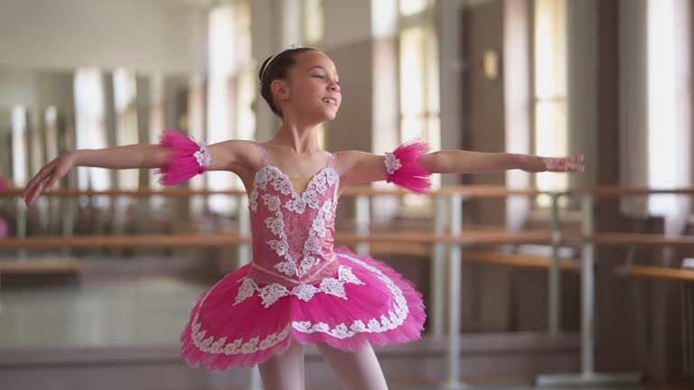 Graceful young ballerina