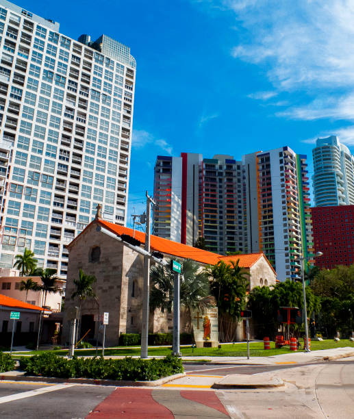 istock Catholic Church in a Financial DIstrict 1145570409