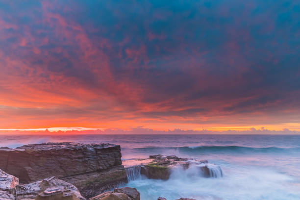 istock Vibrant and Colourful Sky Sunrise Seascape 1145574866