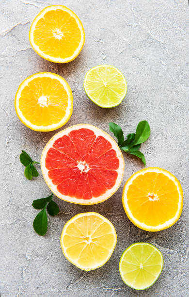 istock Fresh citrus fruits 1145575878