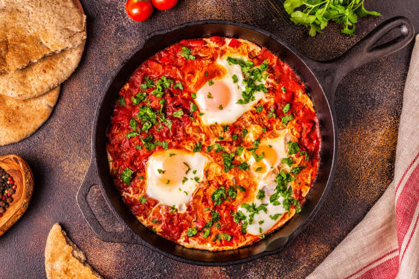 istock Shakshuka in a Frying Pan 1145581763