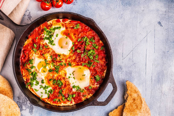 istock Shakshuka in a Frying Pan 1145581868