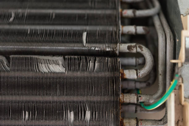 istock Cleaning air conditioner by water for clean a dust 1145582000