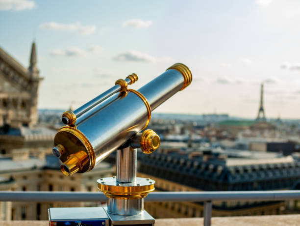 istock Tourist telescope in Paris 1145583430
