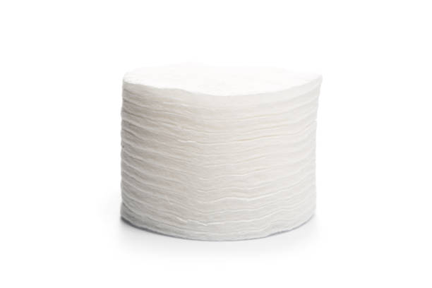 istock Cotton swabs isolated on a white background. Cotton disks 1145584299