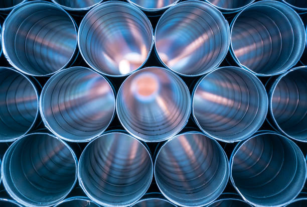 istock Full Frame Shot Of Pipes 1145591243