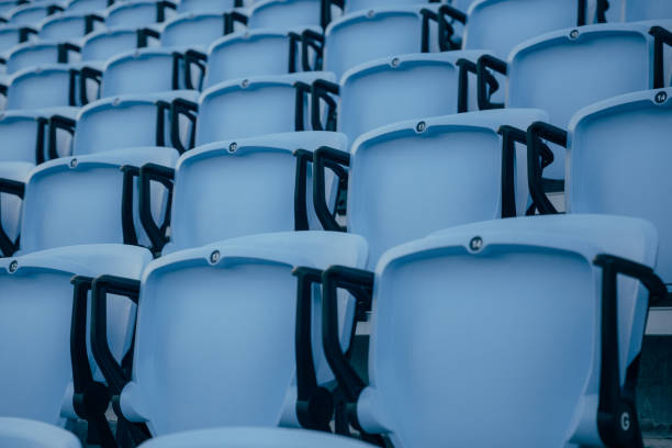 istock Blue Stadium Seats Aerial 1145592766