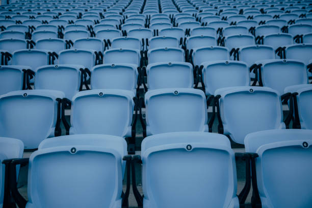 istock Blue Stadium Seats Aerial 1145592800