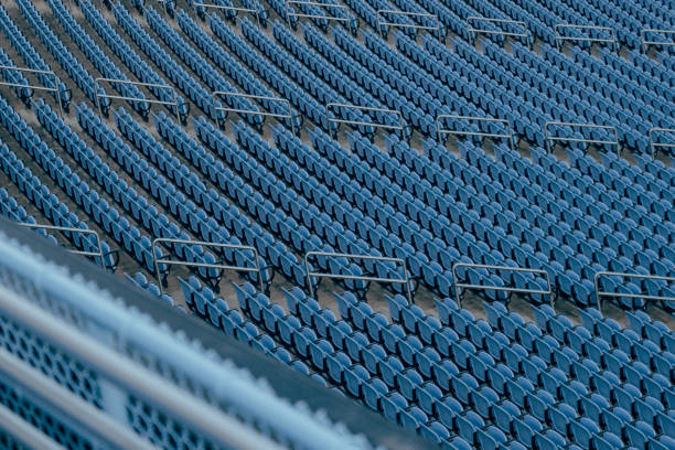 istock Blue Stadium Seats Aerial 1145592887