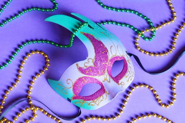 istock Close-Up Of Venetian Mask On Table 1145599291