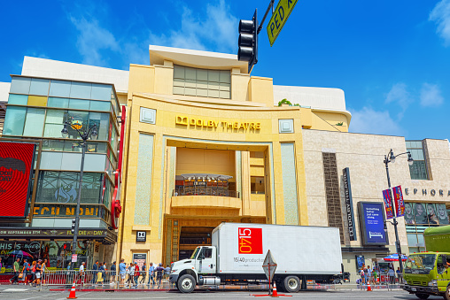 Los Angelos, California, USA - September 04, 2018: Kodak Theater (Dolby) where the annual Academy Award is presented.
