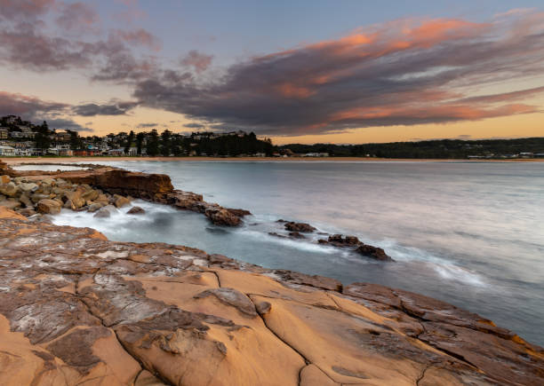 istock Sunrise Seascape with Cloud Bank 1145610086