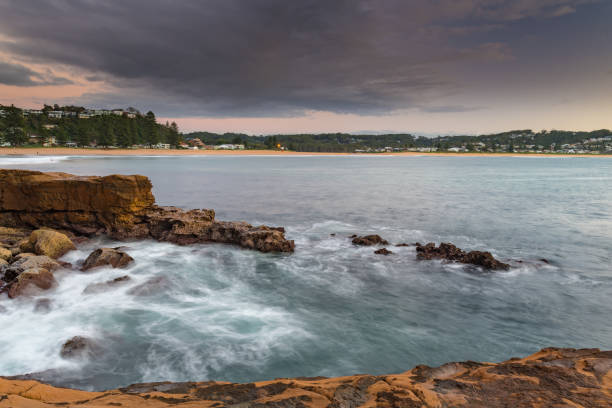 istock Sunrise Seascape with Cloud Bank 1145610117