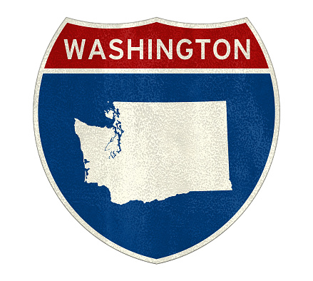 State of Washington Interstate road sign
