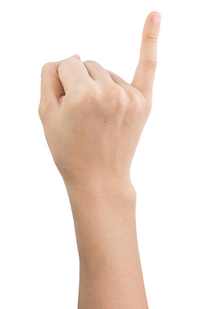 various gestures and sign of Woman's hand isolated on white background with clipping path. various gestures and sign of Woman's hand isolated on white background with clipping path. pinky finger stock pictures, royalty-free photos & images