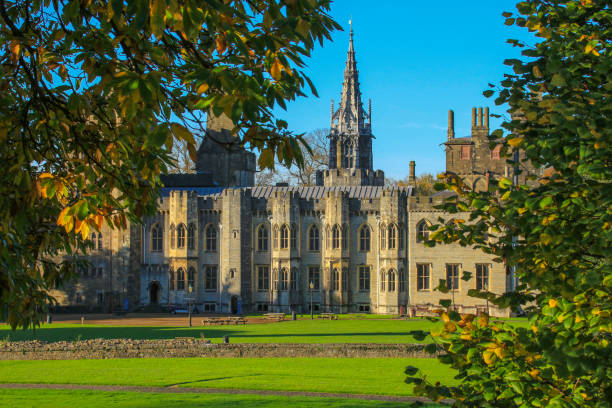 кардиффский замок, уэльс, великобритания - castle cardiff wales welsh culture стоковые фото и изображения